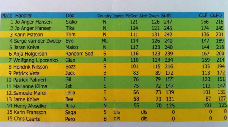 Continental Sheepdog Championship 2013