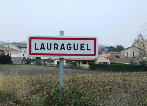 commune de Lauraguel dans le dpartement de l'aude