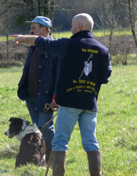 dresseur de chiens de bergers